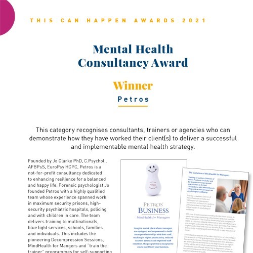 Mental Health Consultancy Award photo