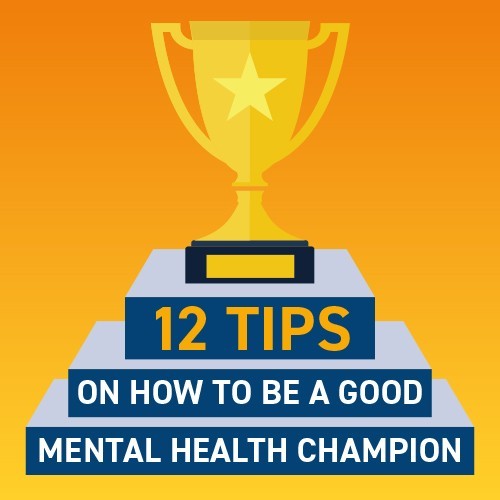 How to be a good mental health champion photo