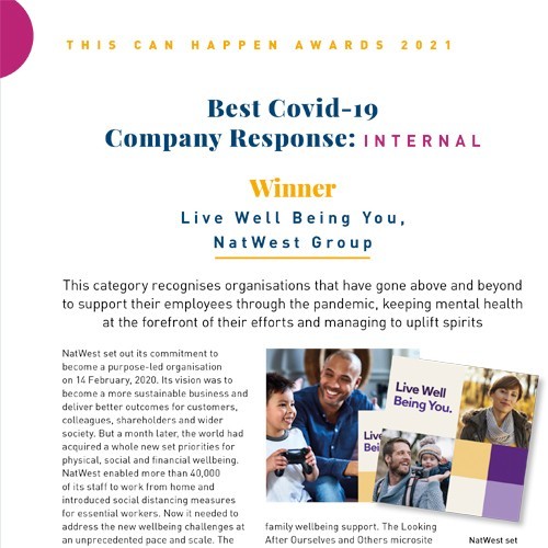 Best Covid-19 Company Response - Internal photo
