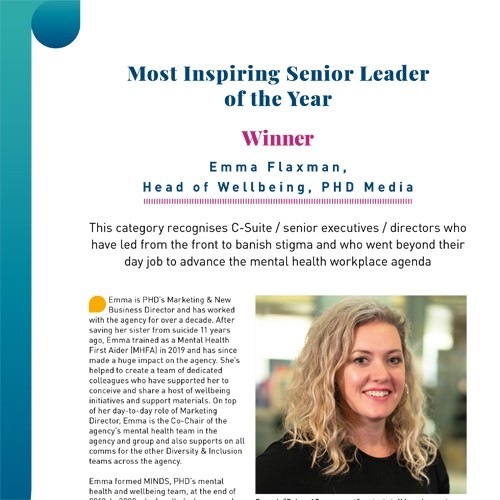 Most Inspiring Senior Leader of the Year photo