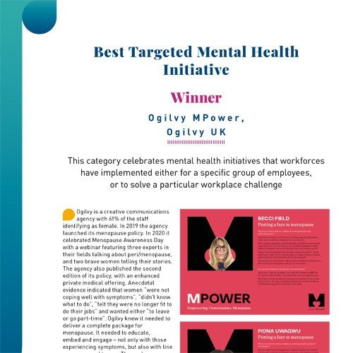 Best Targeted Mental Health Initiative photo
