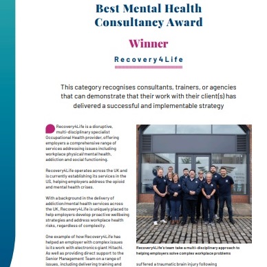 Best Mental Health Consultancy Award image