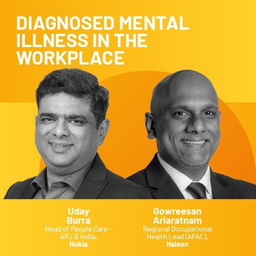 Diagnosed mental illness in the workplace image