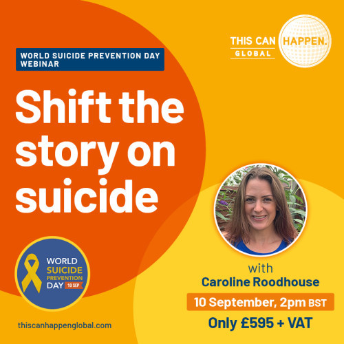 Shift the story on suicide - World Suicide Prevention Day Webinar (£595+VAT per company) image