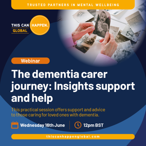 The dementia carer journey: Insights support and help image